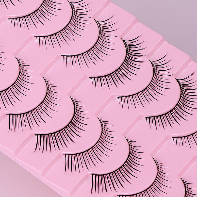 False Eyelashes Hard Stem 10 Pairs
