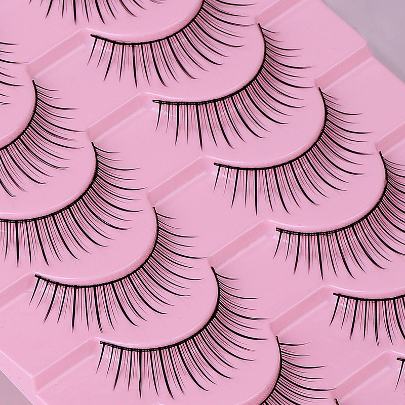 False Eyelashes Hard Stem 10 Pairs