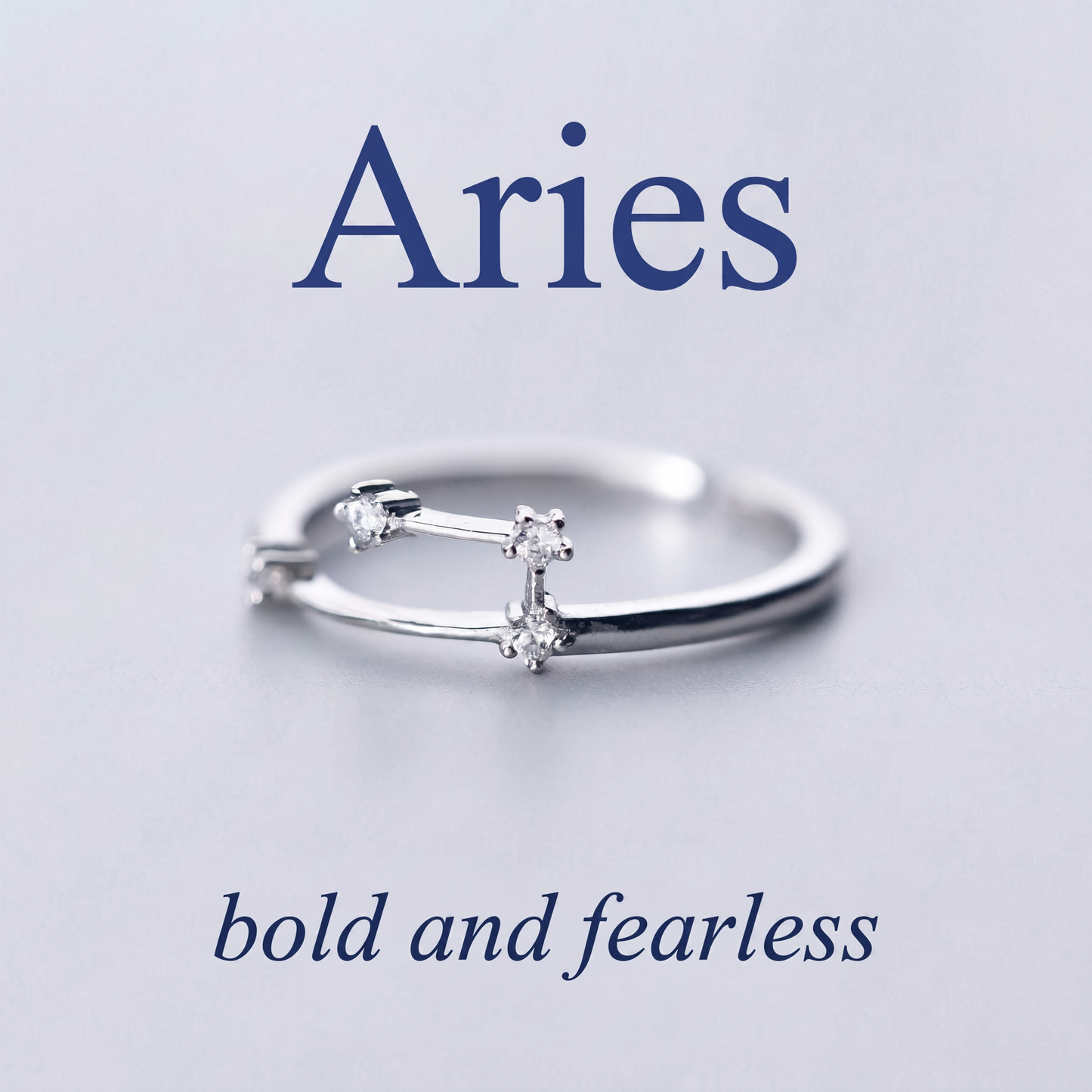 Aries Zodiac Constellation Ring