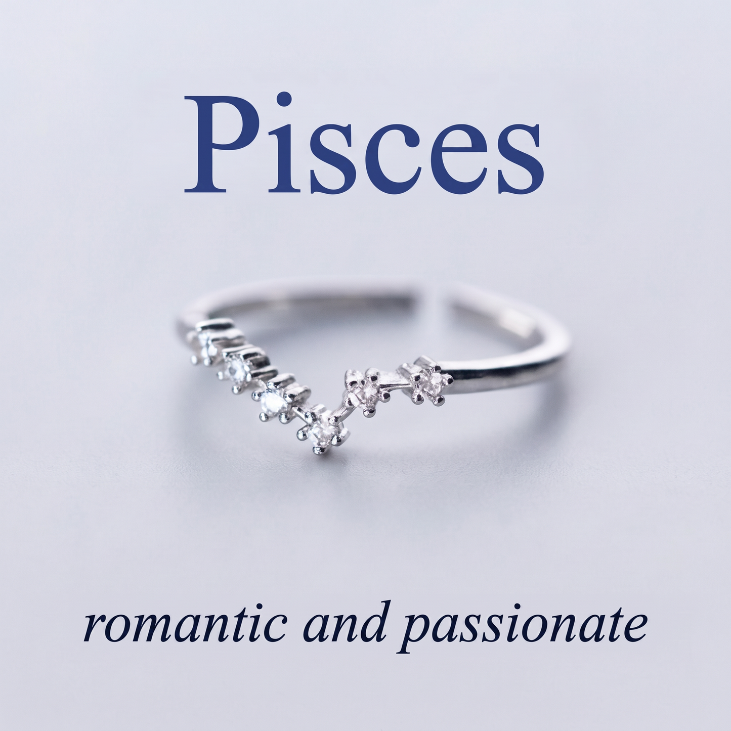 Pisces Zodiac Constellation Ring