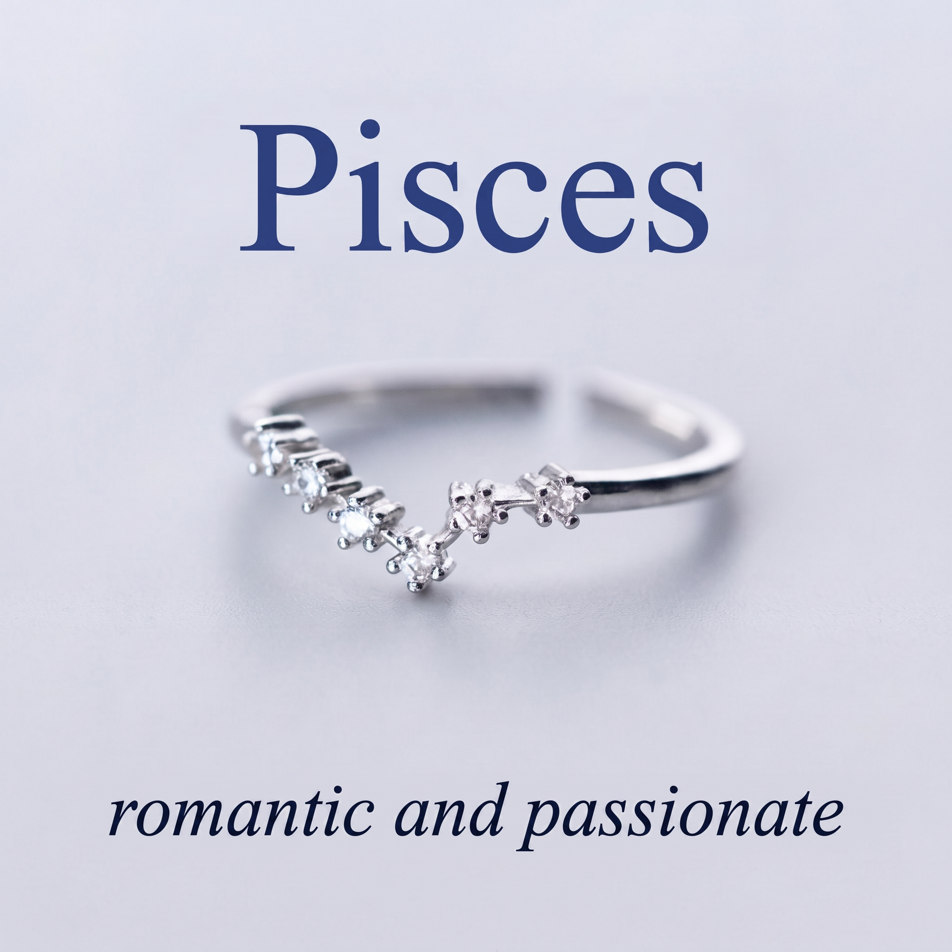 Pisces Zodiac Constellation Ring