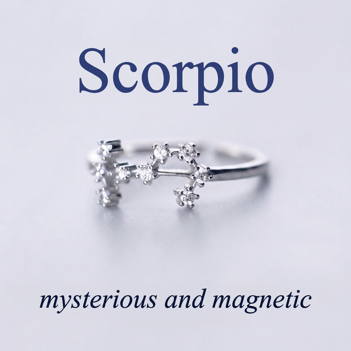 Scorpio Zodiac Constellation Ring