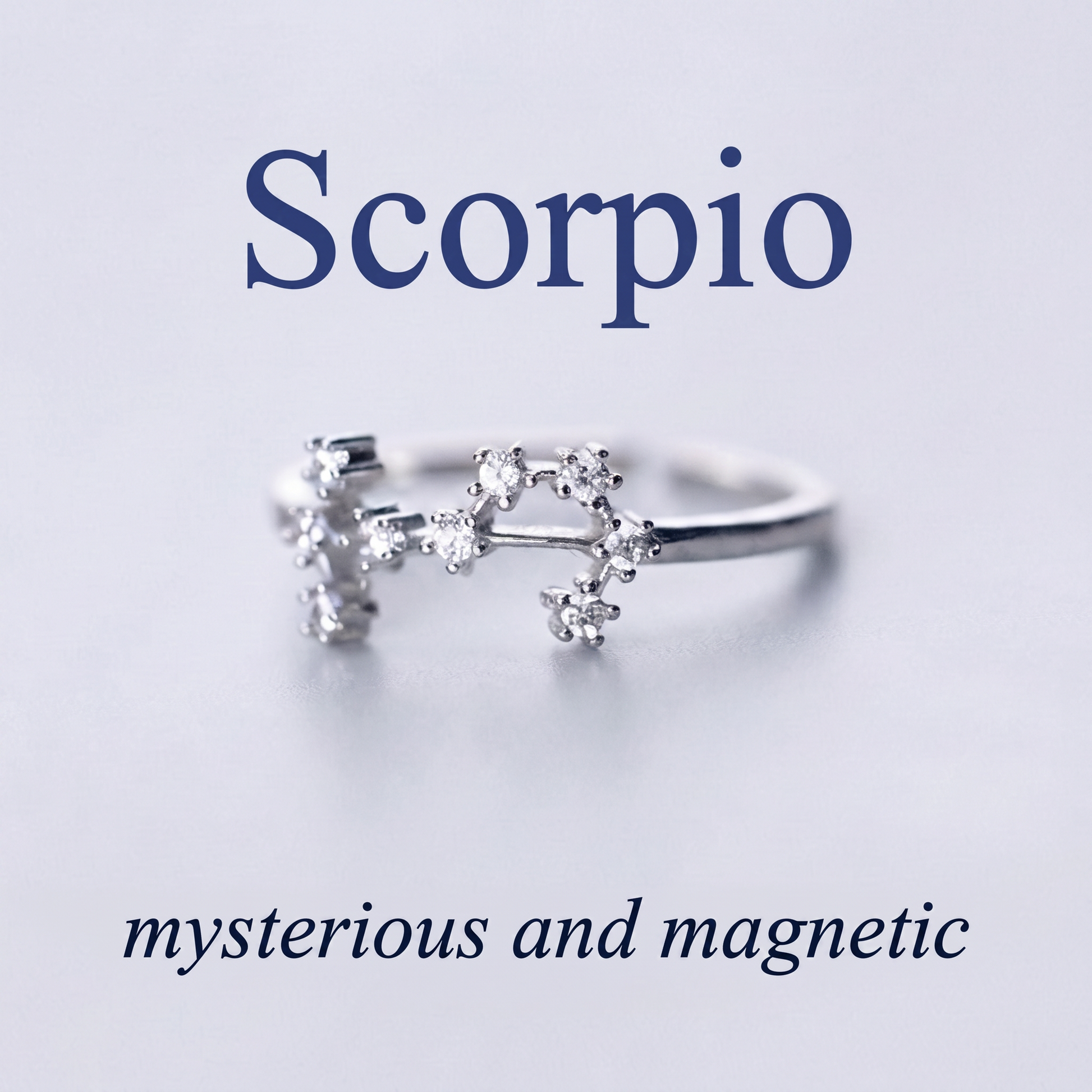 Scorpio Zodiac Constellation Ring